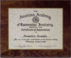 AARD(American Academy of Restorative Dentistry, Chicago )